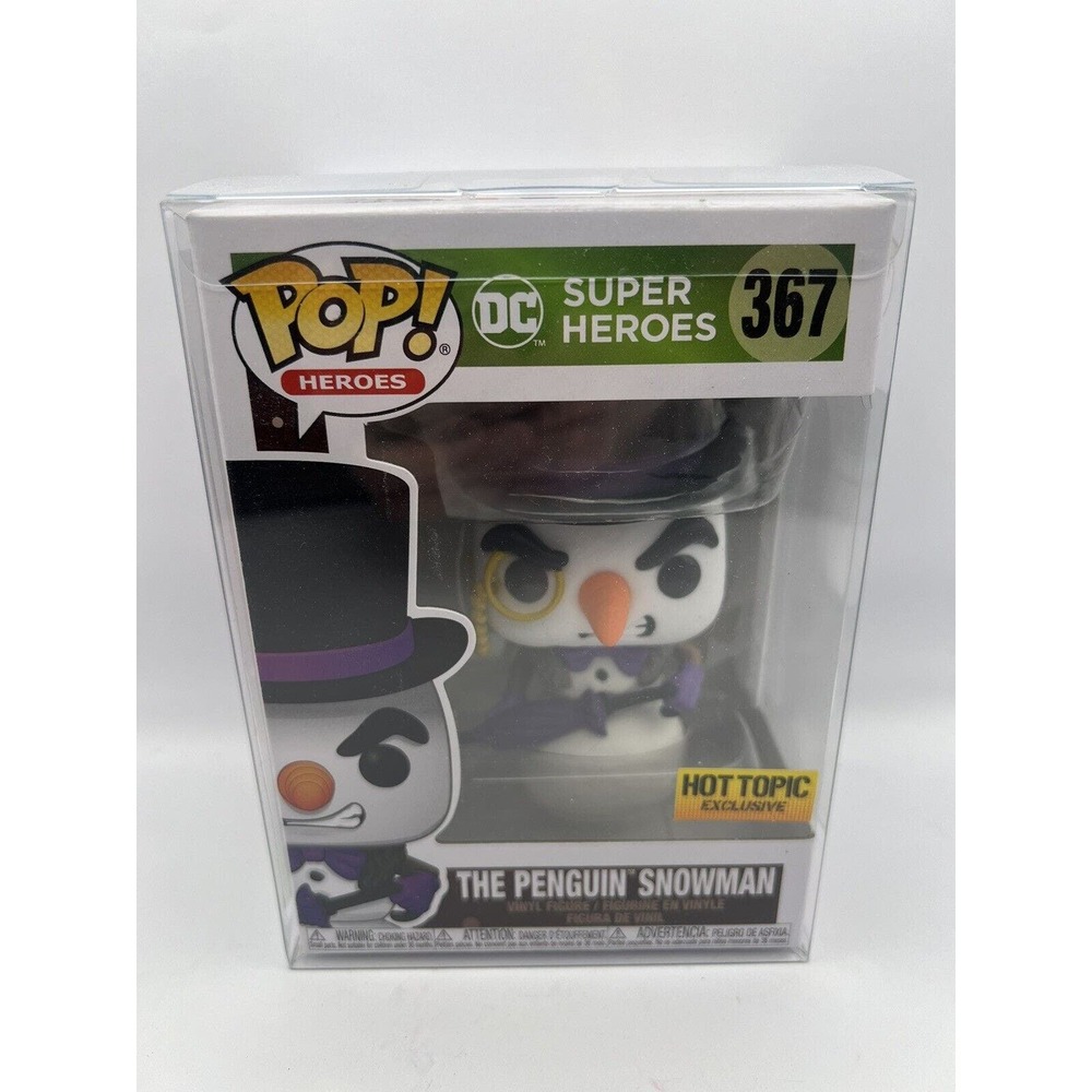 Funko Pop Heroes #367 The Penguin Snowman DC Super Heroes Hot Topic Exclusive